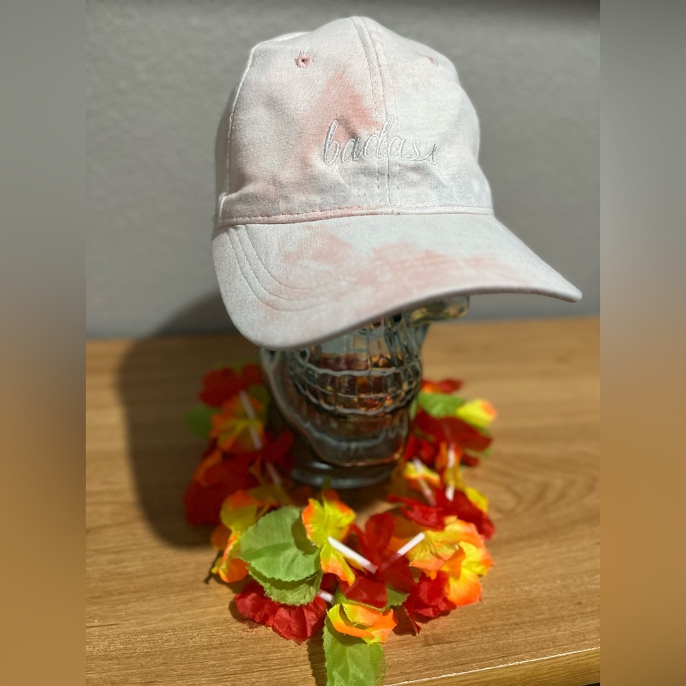 Cutest torrid Pink Tye-Dye BadAss Cap